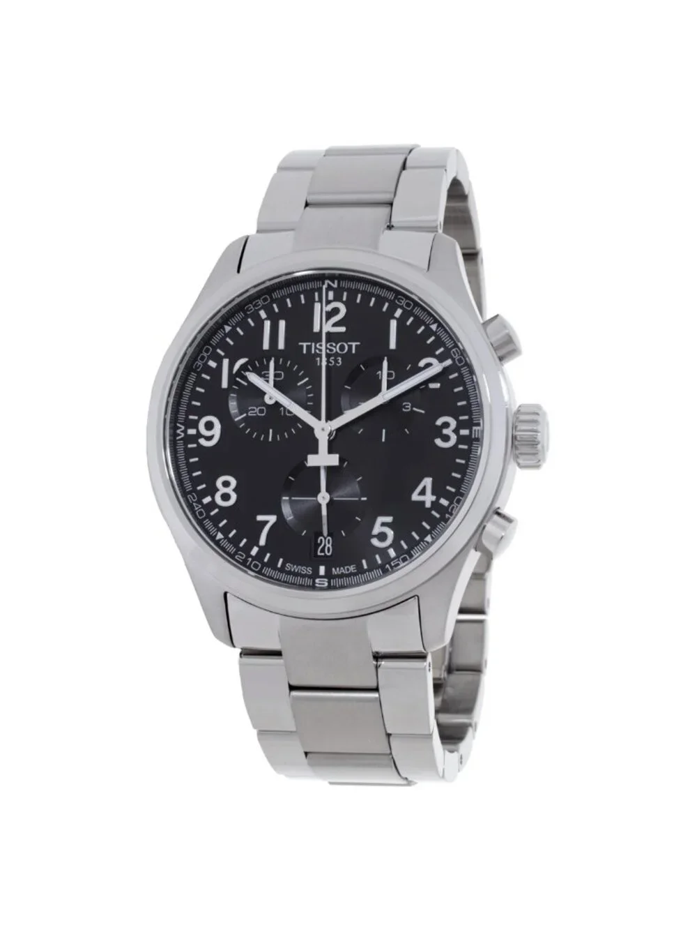 NWT Tissot Chrono L Quartz Black Dial Men's Watch